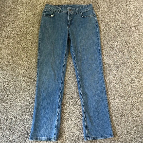 Riders by Lee straight leg jeans. Medium wash. Cotton/spandex blend for stretch - Picture 1 of 11